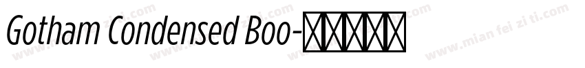 Gotham Condensed Boo字体转换